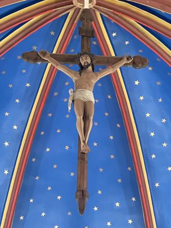 Christ en Croix Polychrome