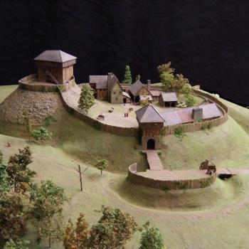 Maquette motte castrale