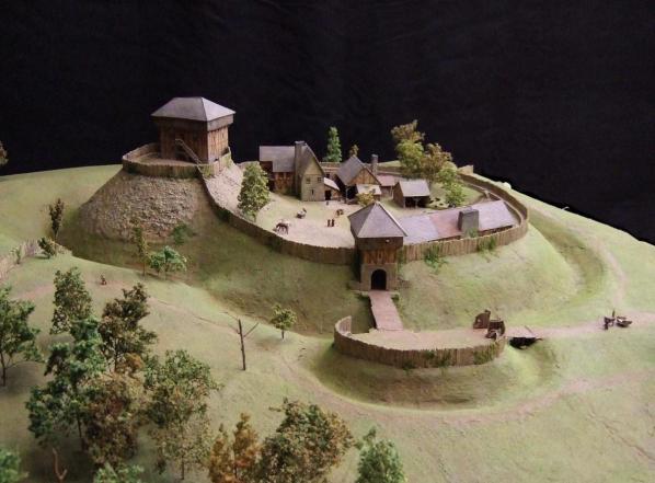 Maquette motte castrale