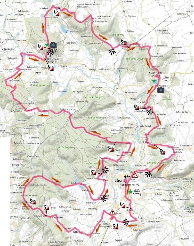 Vtt itineraire rouge 1